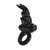 EXCITING RING ANILLO VIBRADOR RABBIT 10 VIBRACIONES NEGRO