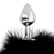 BUTTPLUG ANALE EXTRA CON CODA NERA 7 CM nº2