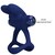 FRANCISCO DOUBLE ANNEAU VIBRANT LAPIN BLEU nº7