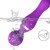 FREEZA MASAJEADOR & VIBRADOR CABEZA FLEXIBLE VIOLETA nº1