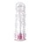 Funda para el Pene Texturizada con Bala Vibradora Transparen