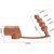 FUNDA PARA PENE CON PLUG ANAL NATURAL nº5
