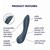 G-SPOT WAVE 4 VIBRADOR 12 PROGRAMAS DE VIBRACIÓN GRIS OSCURO