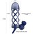 GIANN ANEL VIBRADOR COM BAINHA DE SILICONE AZUL nº3