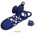 GIANN ANEL VIBRADOR COM BAINHA DE SILICONE AZUL nº5