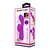 GLORIA VIBRADOR CONEJO RECARGABLE-IMPERMEABLE MORADO nº10