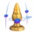 Goldy Plug anal Fantasy Silicona liquida nº3