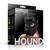 Maschera Cane in Neoprene con Muso Rimovibile Nero Taglia Un