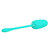 UOVO VIBRANTE CON TEXTURE MARINA RICARICABILE VERDE ACQUA nº