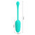 UOVO VIBRANTE CON TEXTURE MARINA RICARICABILE VERDE ACQUA nº