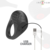 INTENSE - CLOVER ANILLO VIBRADOR PENE 10 VIBRACIONES NEGRO n