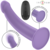 INTENSE - EDDIE VIBRADOR 17,5 CM 10 VIBRACIONES MORADO CONTR