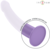 INTENSE - EDDIE VIBRADOR 17,5 CM 10 VIBRACIONES MORADO CONTR