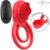 INTENSE - GAIL ROSA ESTIMULADORA 10 VIBRACIONES ROJO CONTROL