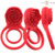 INTENSE - GAIL ROSA ESTIMULADORA 10 VIBRACIONES ROJO CONTROL