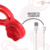 INTENSE - GAIL ROSA ESTIMULADORA 10 VIBRACIONES ROJO CONTROL