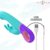INTENSE - MONICA RABBIT VIBRADOR COM ESTIMULADOR G-SPOT ROTA