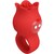 JAE VIBRADOR DE DEDO FORMA DE ROSA 10 VIBRACIONES ROJO nº1