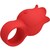 JAE VIBRADOR DE DEDO FORMA DE ROSA 10 VIBRACIONES ROJO nº2