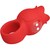 JAE VIBRADOR DE DEDO FORMA DE ROSA 10 VIBRACIONES ROJO nº4