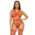 KINK TEDDY ARNÉS CON TACHUELAS TALLA L - ROJO nº10