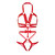 KINK TEDDY ARNÉS CON TACHUELAS TALLA S - ROJO nº12