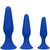 KIT 3 PLUG ANAL AZUL