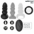Krax Plug Anal con Vibración, Thrusting y Luz Led con Contro