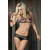Conjunto de avenida Leg de top e shorts e capas