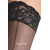 LEG AVENUE MEDIAS CON COSTURA Y ENCAJE EN LA PARTE SUPERIOR