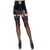 LEG AVENUE MEDIAS OPACAS DE ENCAJE CON LIGUERO - NEGRO nº3