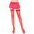 Leg avenue medias de rejilla rojo