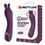 Dual-tip flexible head vibrator with 10 thrilling modes