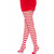 COLLANTS RAYÉS BLANC/ROUGE nº2