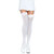 NYLON COXAS COM LAÇO BRANCO/ROSA