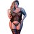 Conjunto de lingerie preta com alças ajustáveis e fio dental