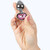 METAL BUTT PLUG CORAZÓN FUCSIA TALLA S 7 CM nº10