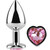 METAL BUTT PLUG CORAZÓN FUCSIA TALLA S 7 CM nº8