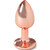 METAL BUTT PLUG ORO ROSA TALLA S 7 CM nº8