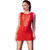 MINI-VESTIDO CR-4622 CHILIROSE VERMELHO nº7