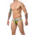 Jock classique Mob Stripe - string jaune