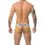 Jock classique Mob Stripe - string jaune