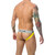 Jock classique Mob Stripe - string jaune