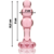 MODÈLE 1 PLUG ANAL VERRE BOROSILICATE 10,7 X 3 CM ROSE nº3