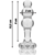 MODÈLE 1 BOUCHON EN VERRE BOROSILICATE 10,7 X 3 CM TRANSPARE