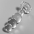 MODÈLE 1 BOUCHON EN VERRE BOROSILICATE 10,7 X 3 CM TRANSPARE