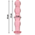 MODELO 10 DILDO CRISTAL BOROSILICATO 16.5 X 3.5 CM ROSA nº3