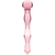 MODELLO 13 DILDO IN VETRO BOROSILICATO 18 X 3,5 CM ROSA nº2