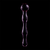 MODELLO 13 DILDO IN VETRO BOROSILICATO 18 X 3,5 CM ROSA nº6