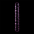 MODELO 15 DILDO CRISTAL BOROSILICATO 18.5 X 3 CM ROSA nº6